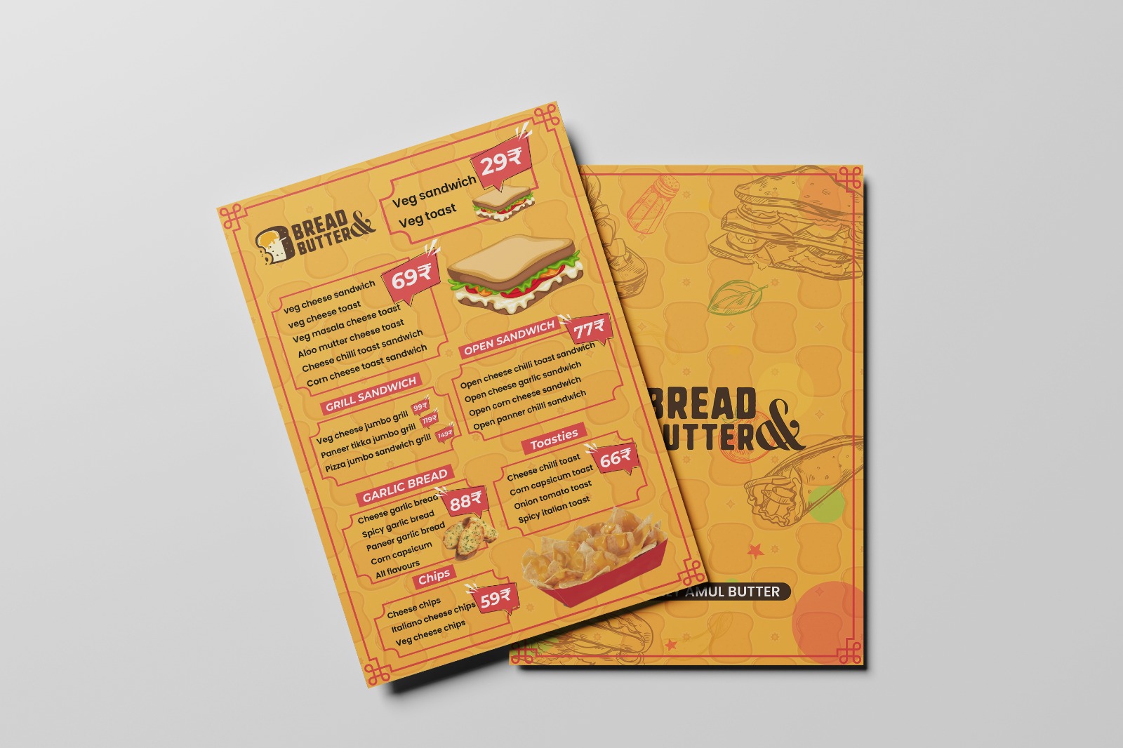 Menu design 10 by Brandingo